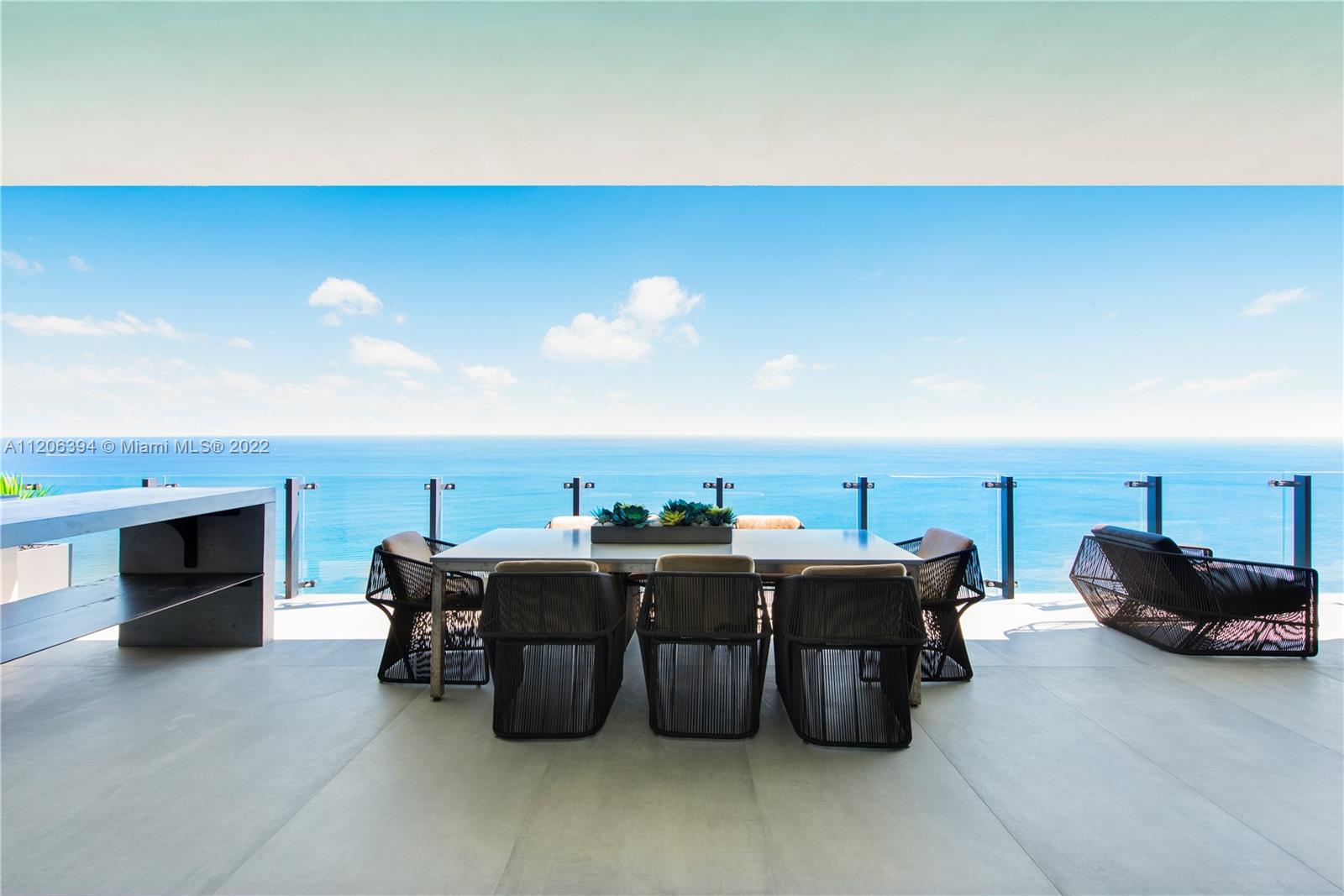 MUSE SUNNY ISLES RESIDENCE TURNKEY Custom Designed & artfully crafted this 60' foot wide, full floor