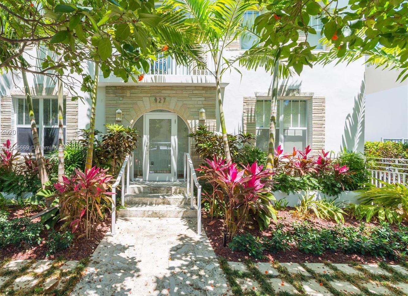 Stunning two-story Townhome in boutique building in the heart of South Beach.  Affordable Beach livi