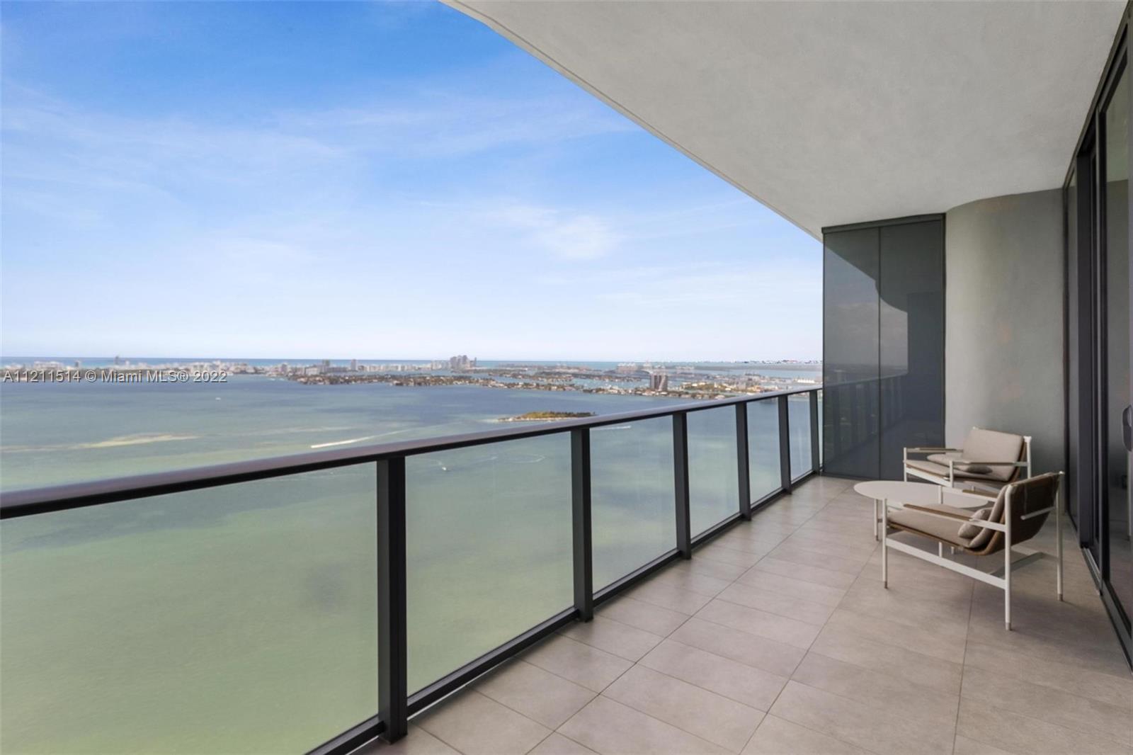 Live in a brand new 2 bedroom and 2 bath unit in a luxury building with outstanding bay and city vie