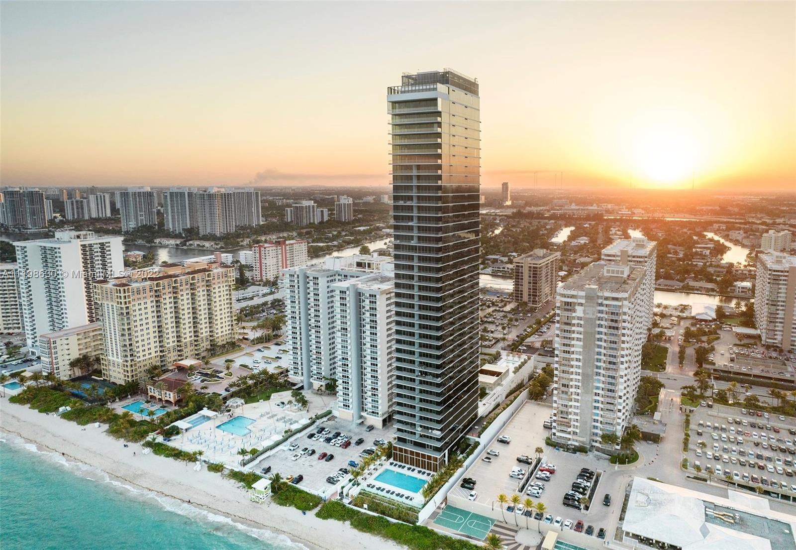 40-story luxury oceanfront boutique building with only 64 sprawling residences, located just north o