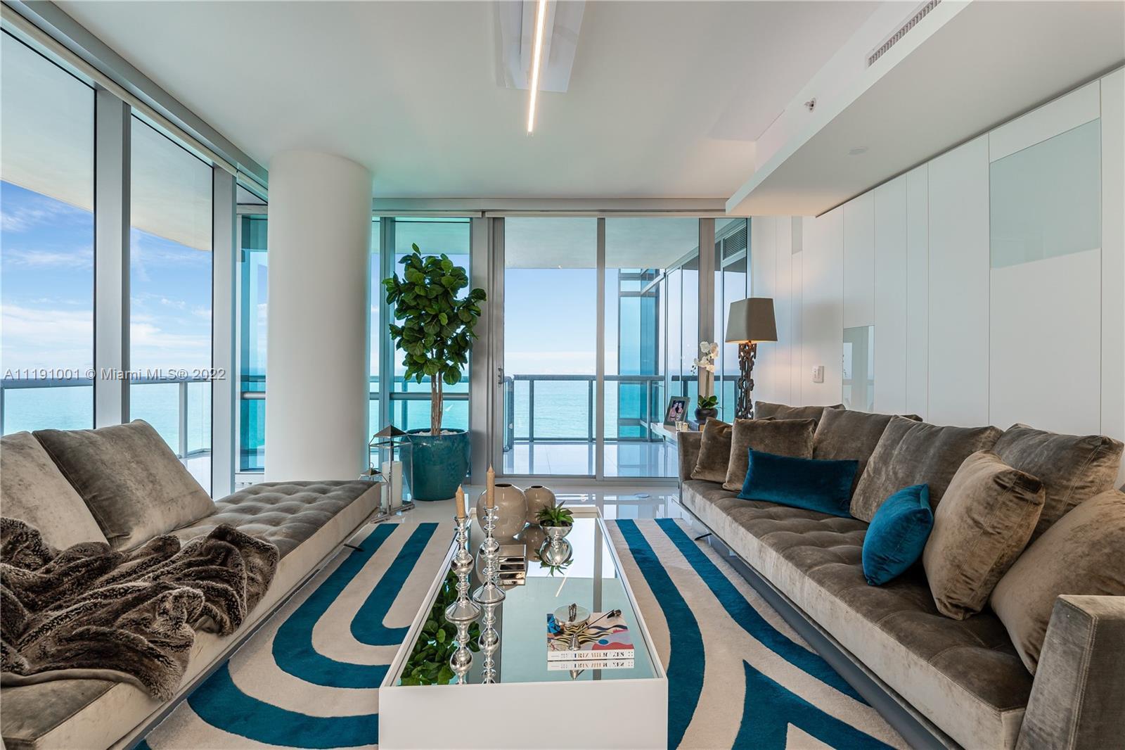 Spectacular fully furnished oceanfront residence at Jade Ocean. Professionally decorated 3 beds/3.5 