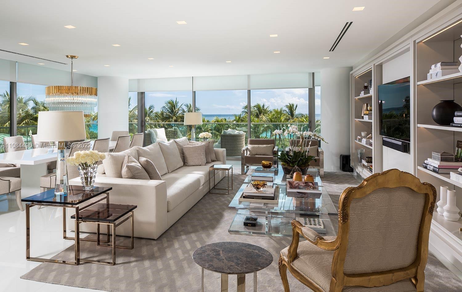 Oceana Bal Harbour  2 bedroom 2 1/2 baths fully finished corner unit and professionally decorated by