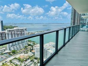 One of a kind condo in Paraiso Bayviews. BAY and Miami skyline views from the wraparound balcony. 2 