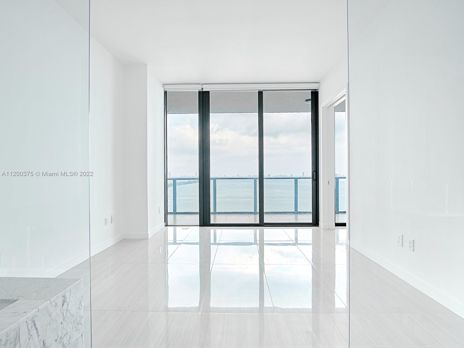 Enjoy incredible direct unobstructed views of the bay and Miami Beach Skyline, this 2 bedroom + 3 ba