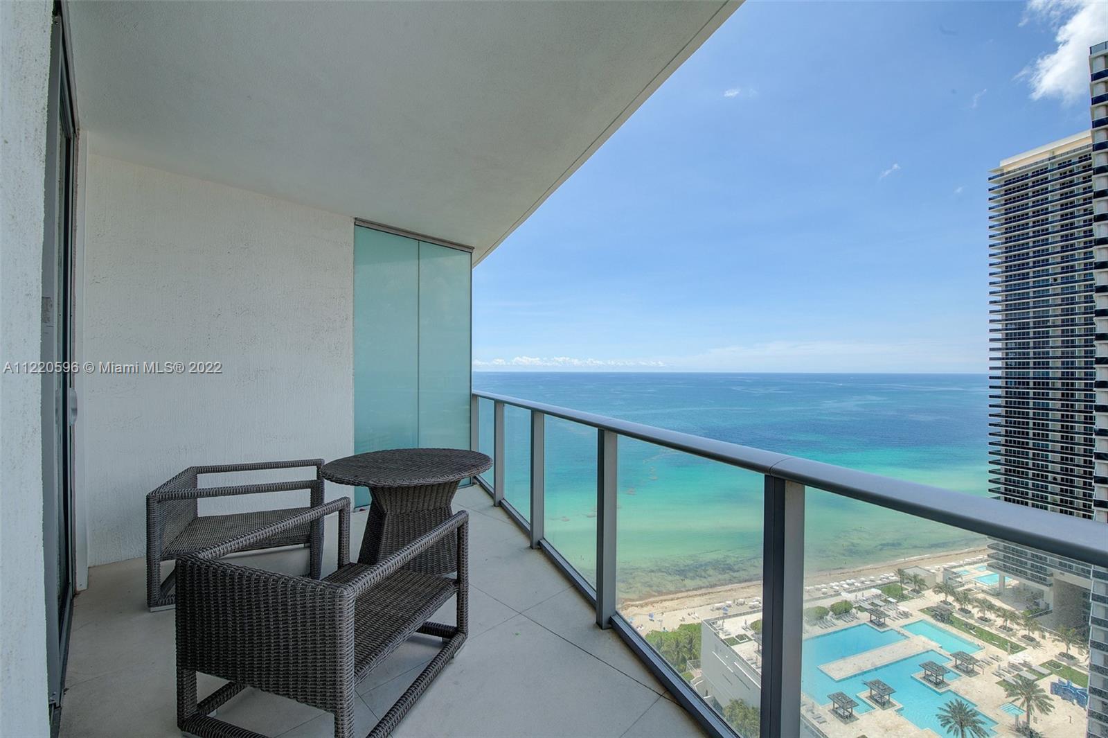 GORGEOUS 1 BEDROOM UNIT ON A HIGH FLOOR WITH BREATHTAKING VIEWS OF THE OCEAN, POOL AND INTRACOASTAL.