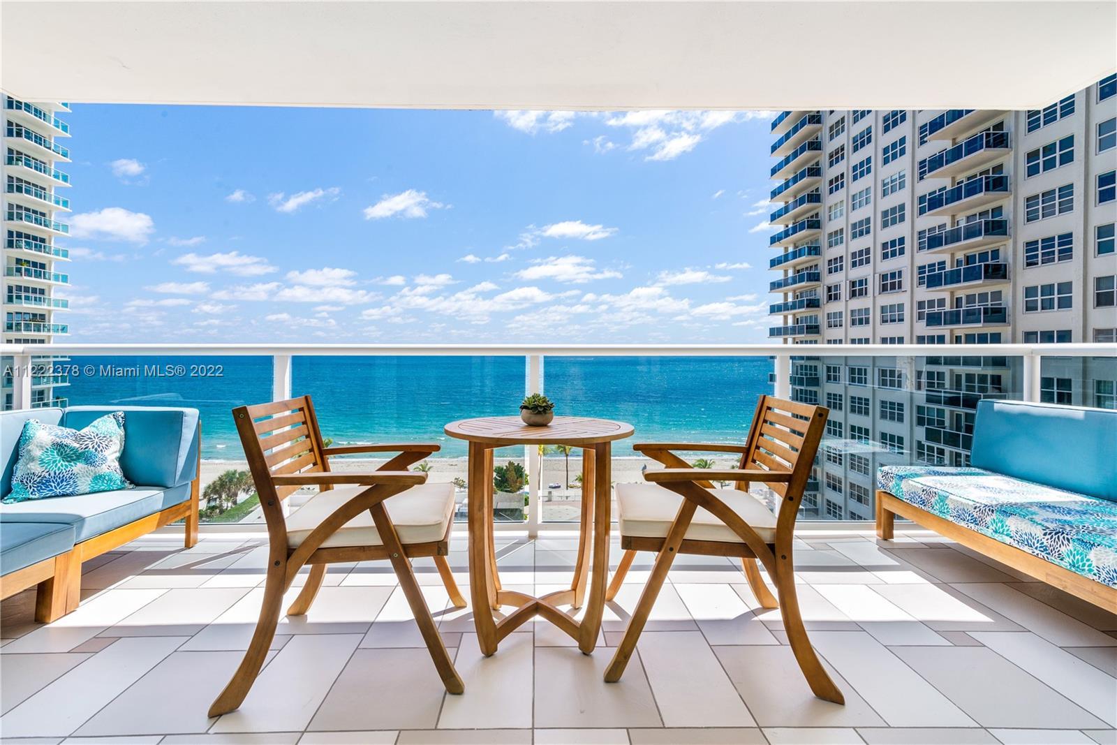 Simply breathtaking direct Ocean Views from this 2 bedrooms 2 bathroom corner unit located in a semi