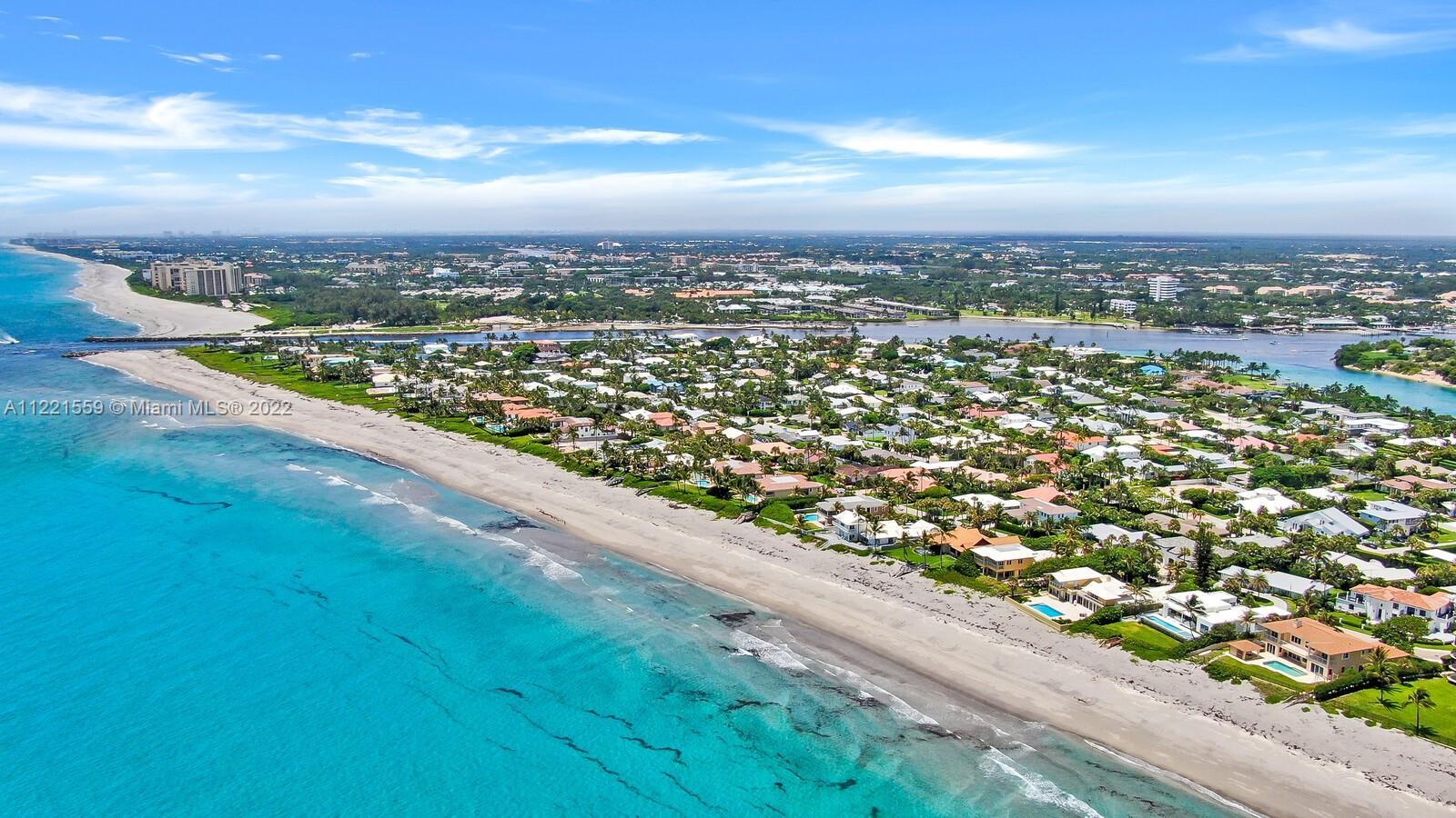 Extremely rare opportunity to own a double lot on the ocean in Jupiter Inlet Colony.  Enjoy approxim