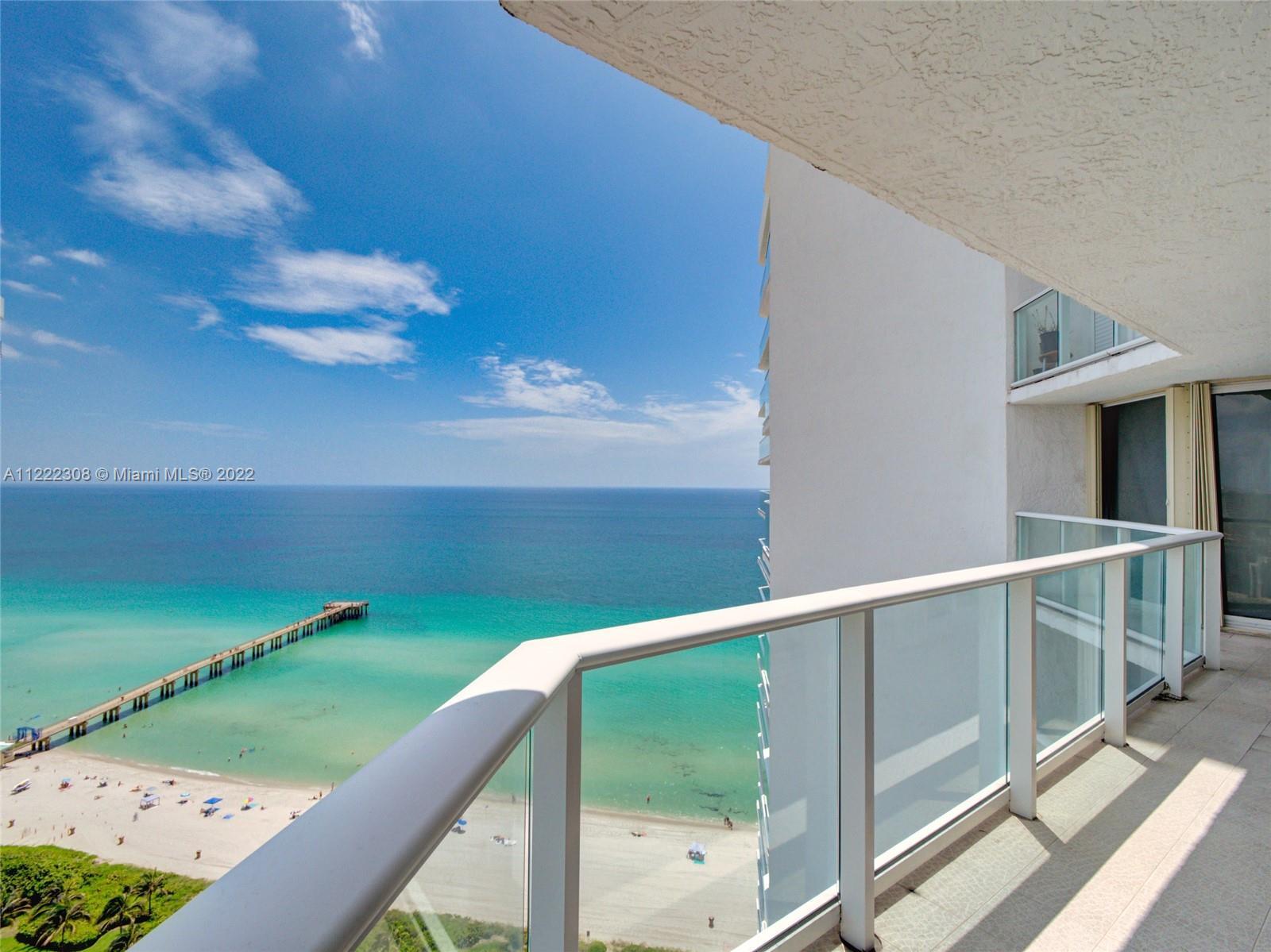 Oceanfront living experience 2 Beds, 2 Baths Plus den with 1,760 SQFT. The modern unit faces the Oce