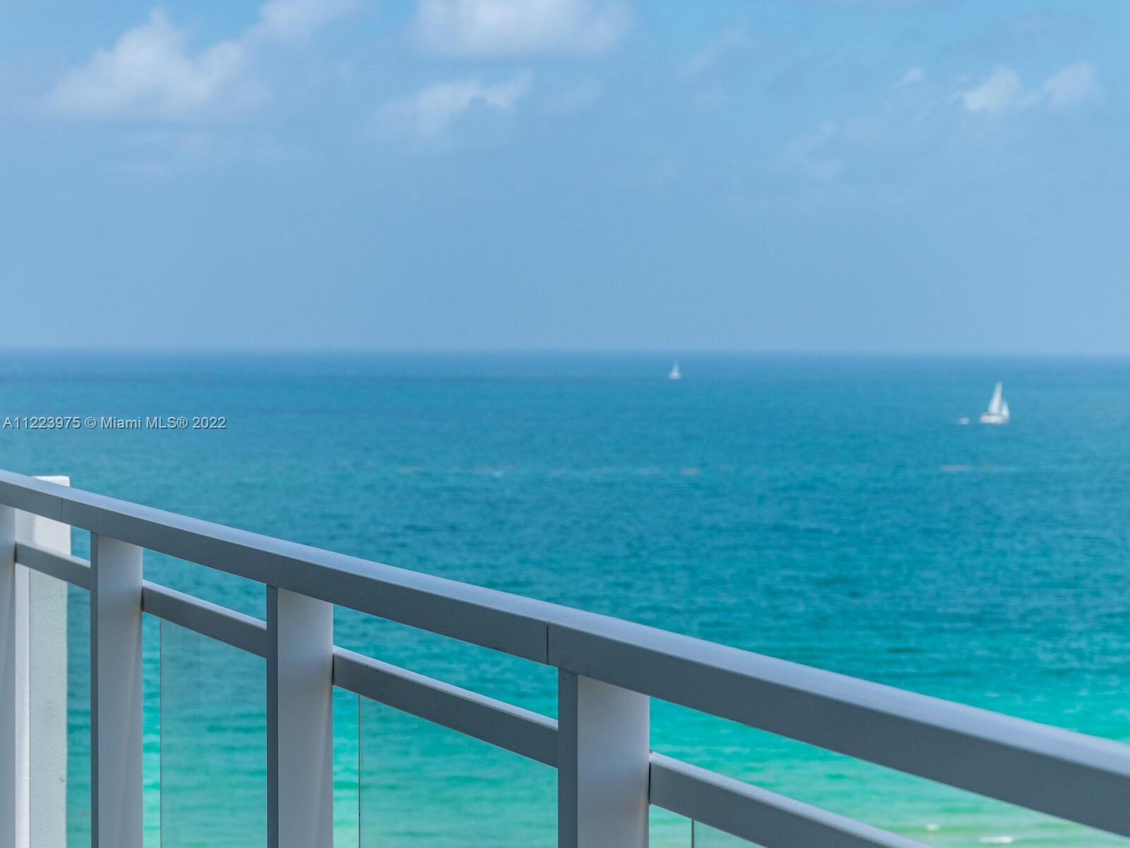 2 Br 2 Bath>> Unobstructed Ocean View!  Sun all day on the Large Terrace located on the South Side o