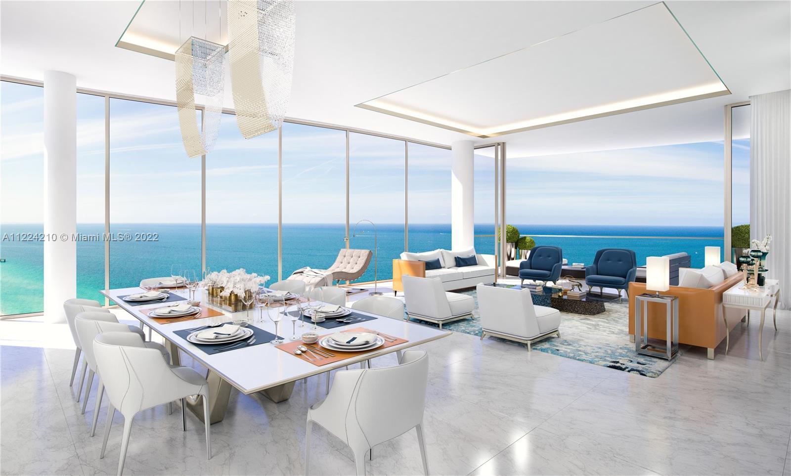 A spectacular, brand new corner residence in  the desirable Estates at Acqualina. This oceanfront fi