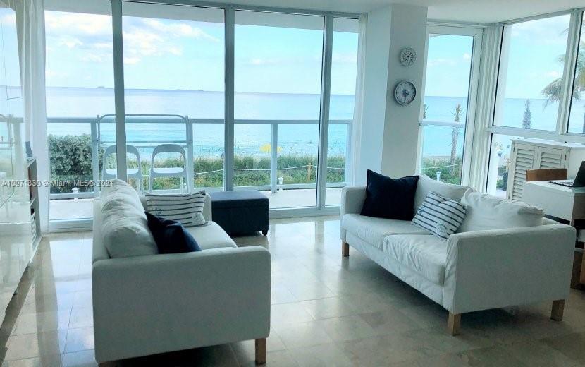 1,500 sq ft living area on the beach with direct beach and pool access right from the apartment's do