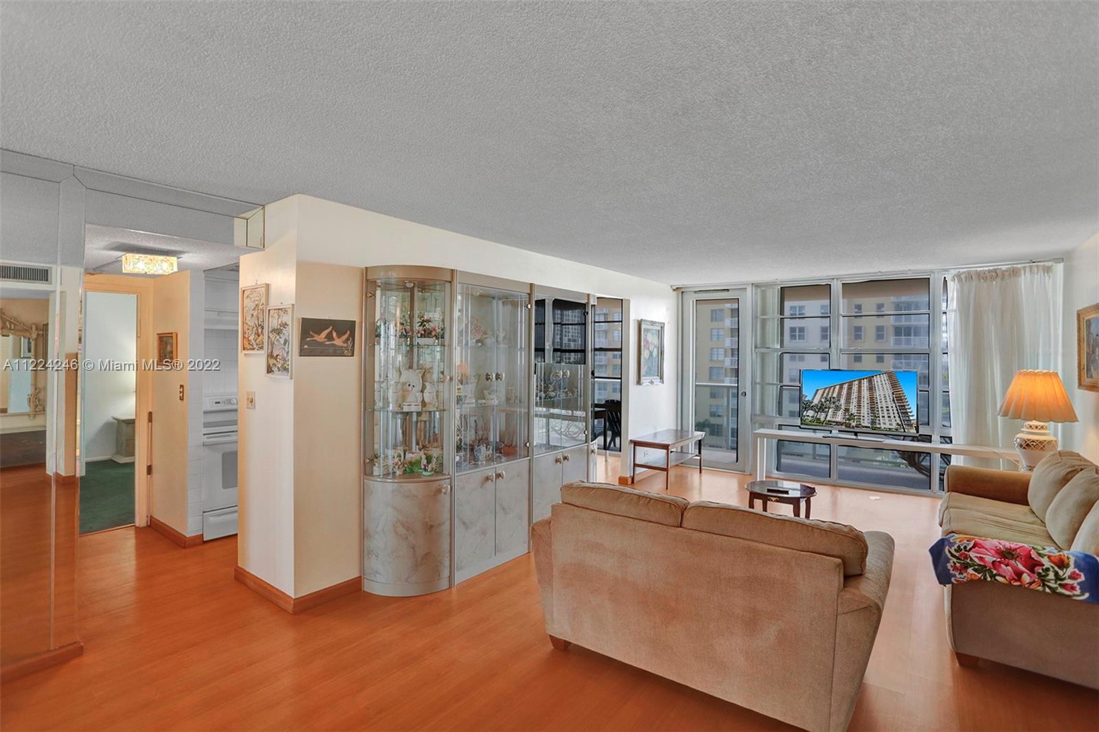 Excellent location in desirable Sunny Isles Beach. Large two-bedroom, two baths apartment with beaut