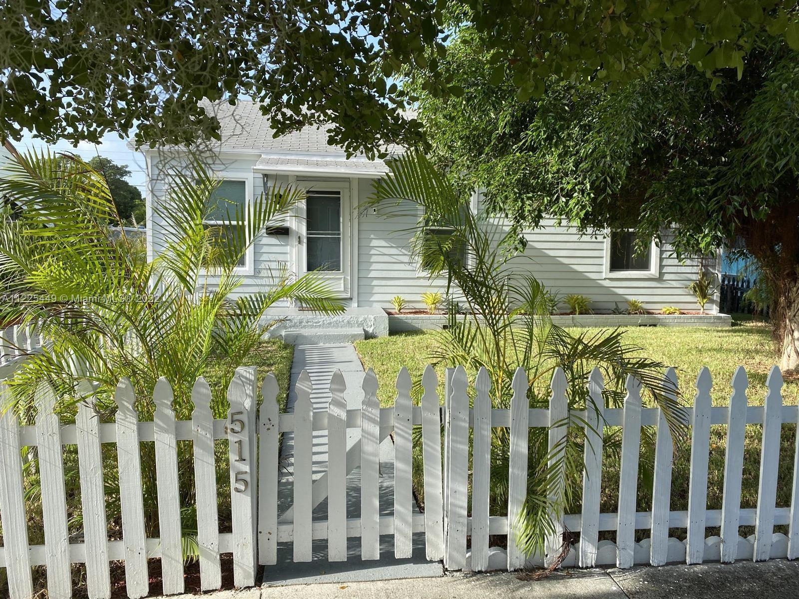 GREAT INVESTMENT - Completely remodeled 3 bedroom 1 bath single family KEY WEST style home in West P