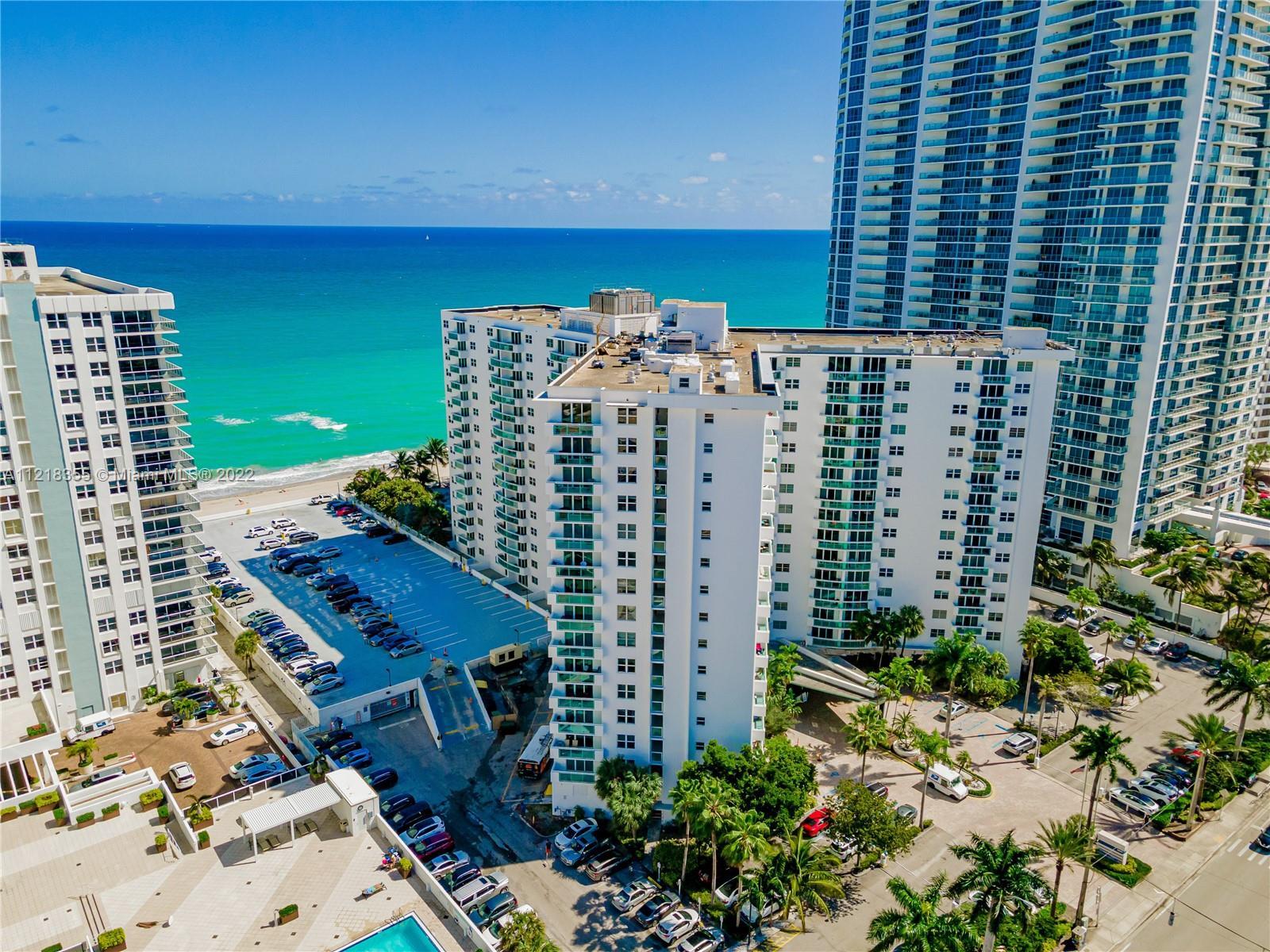 Amazing deal at The Residences on Hollywood Beach. Large and spacious 2 bedroom 2 bath, north east c
