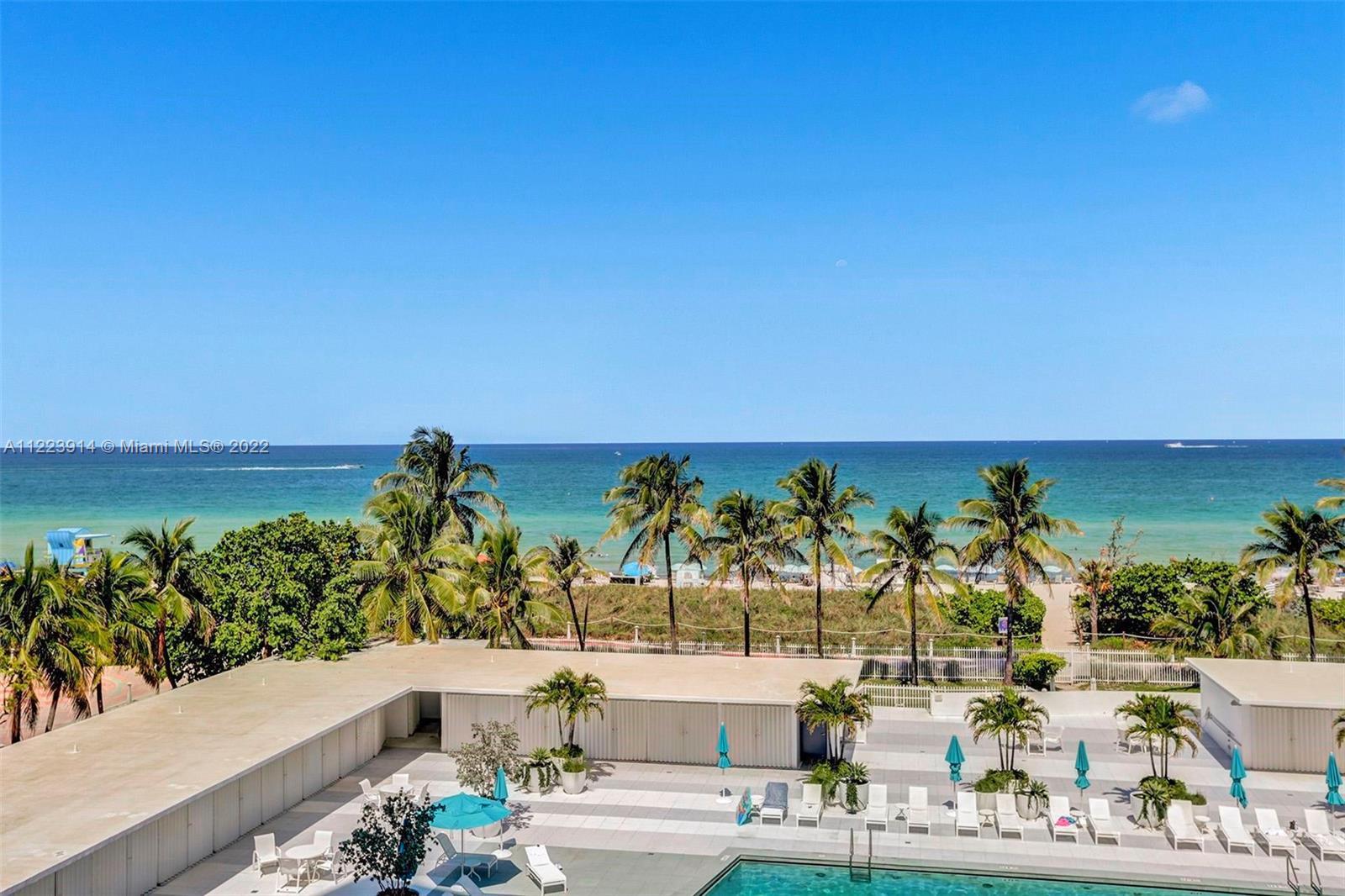 Stunning unobstructed Beach and Ocean views from this fully remodeled spacious apartment in Miami Be
