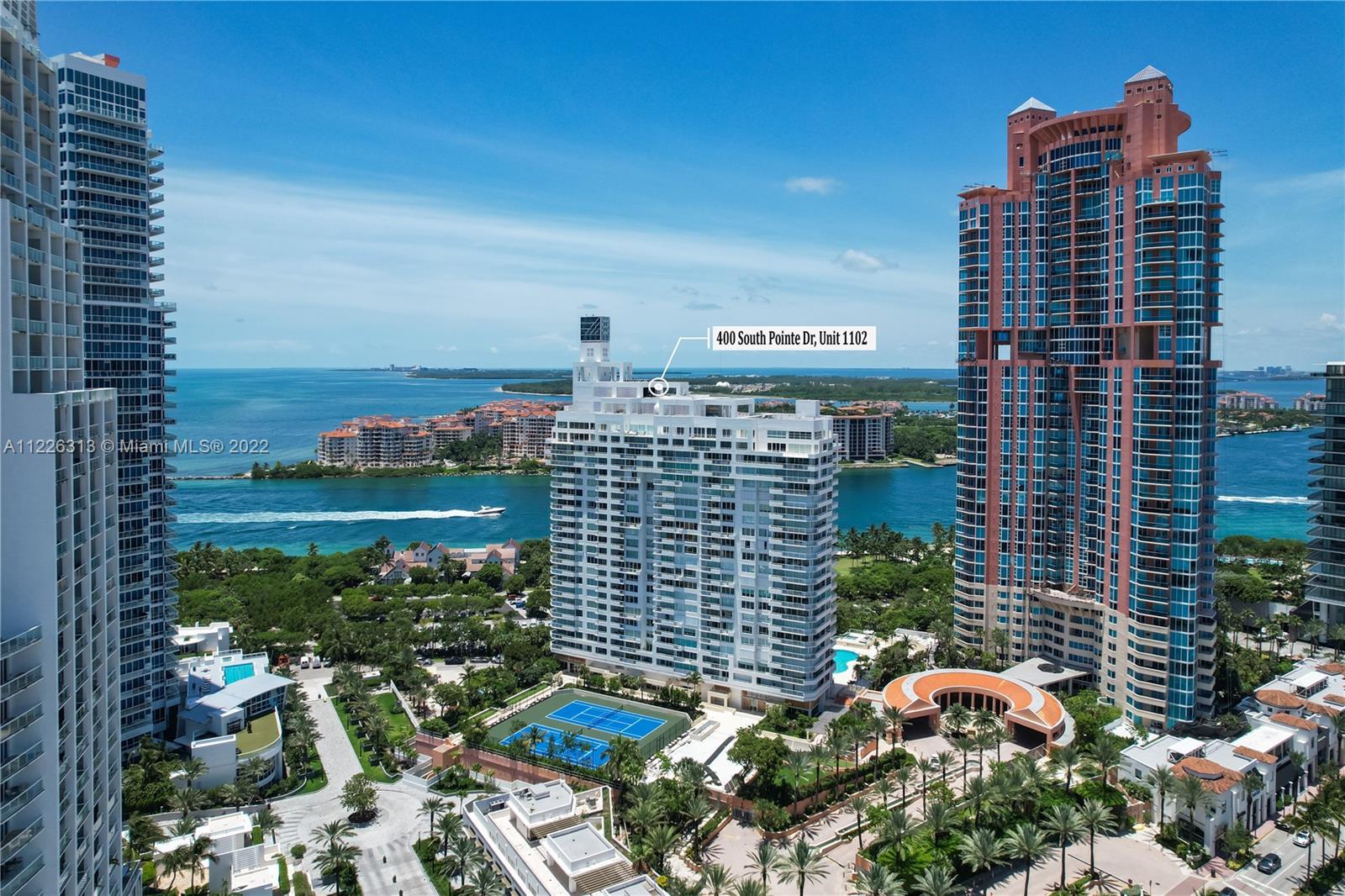 Stunning remodeled 2 Br 2baths with beautiful ocean views in South Pointe Towers. 
South of Fifth n