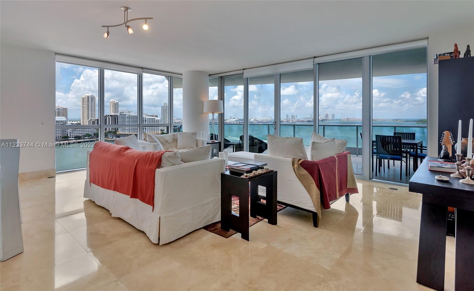 Experience the luxury of Jade Residences at Brickell with direct panoramic views of the ocean on the