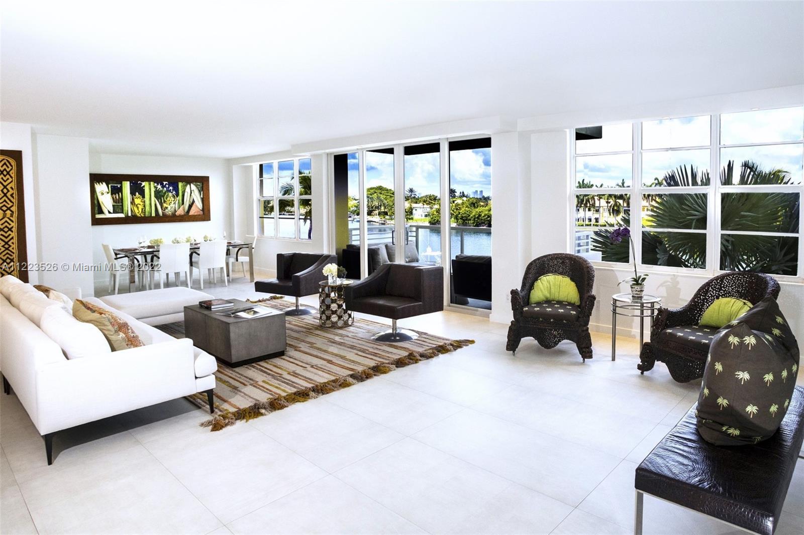 Intracoastal water views from every room welcome you in this impeccably remodeled waterfront residen