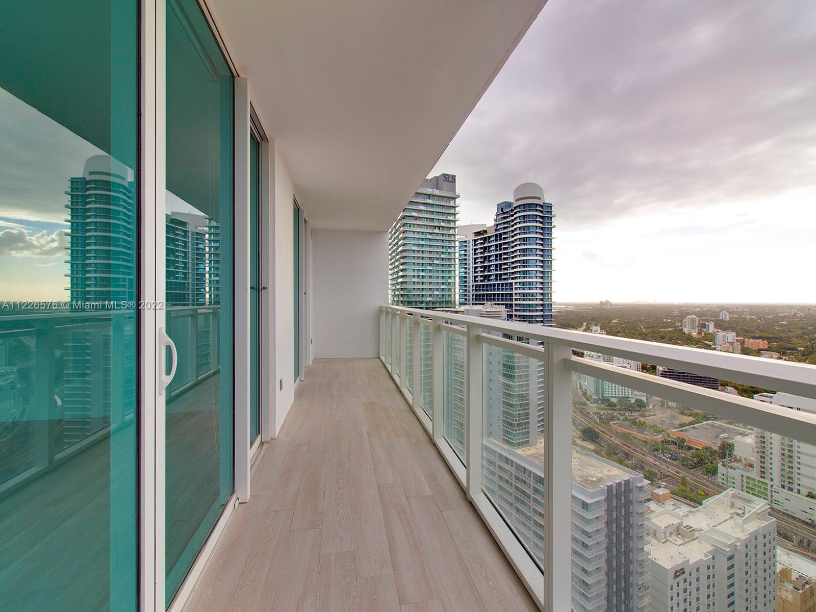 This corner unit offers amazing views from one of Brickell's most iconic buildings. The Bond is situ