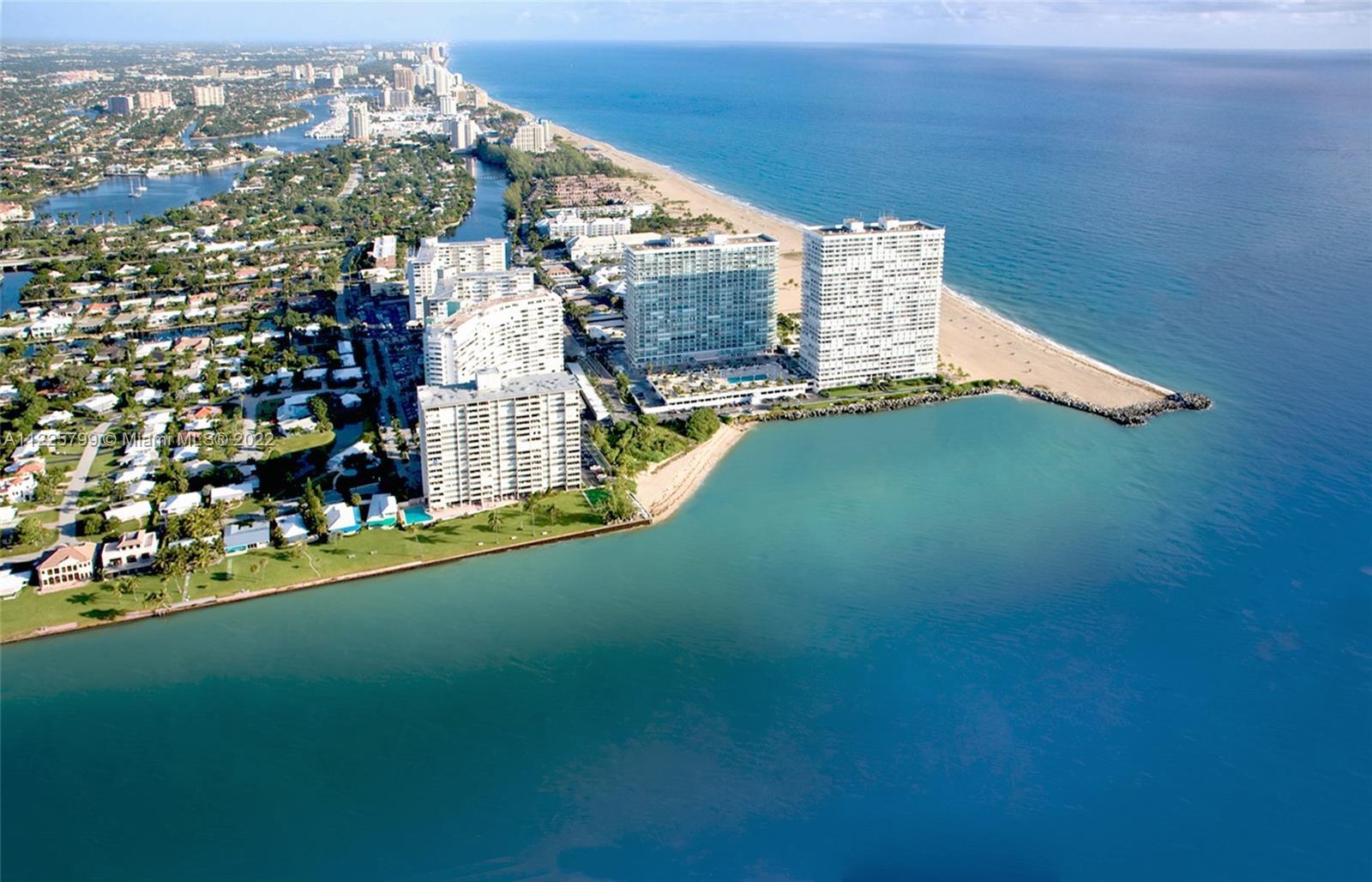 Enjoy stunning ocean, inlet, cruise ship and coastal views south to Miami and north to the Hillsboro