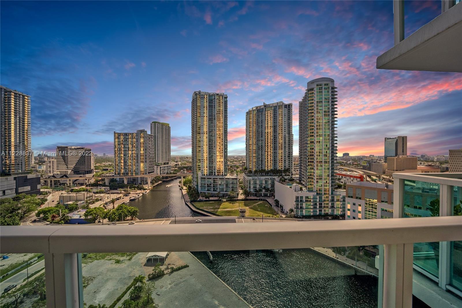 Brickell's BEST location! Directly on the iconic Miami River! Spacious, nearly 800 SqFt, 1-bedroom i