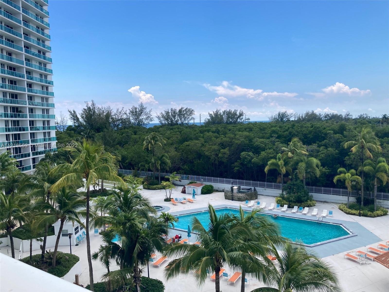 Spacious two bedroom / two bathroom with spectacular SOUTH views to the pool area, Intracoastal and 