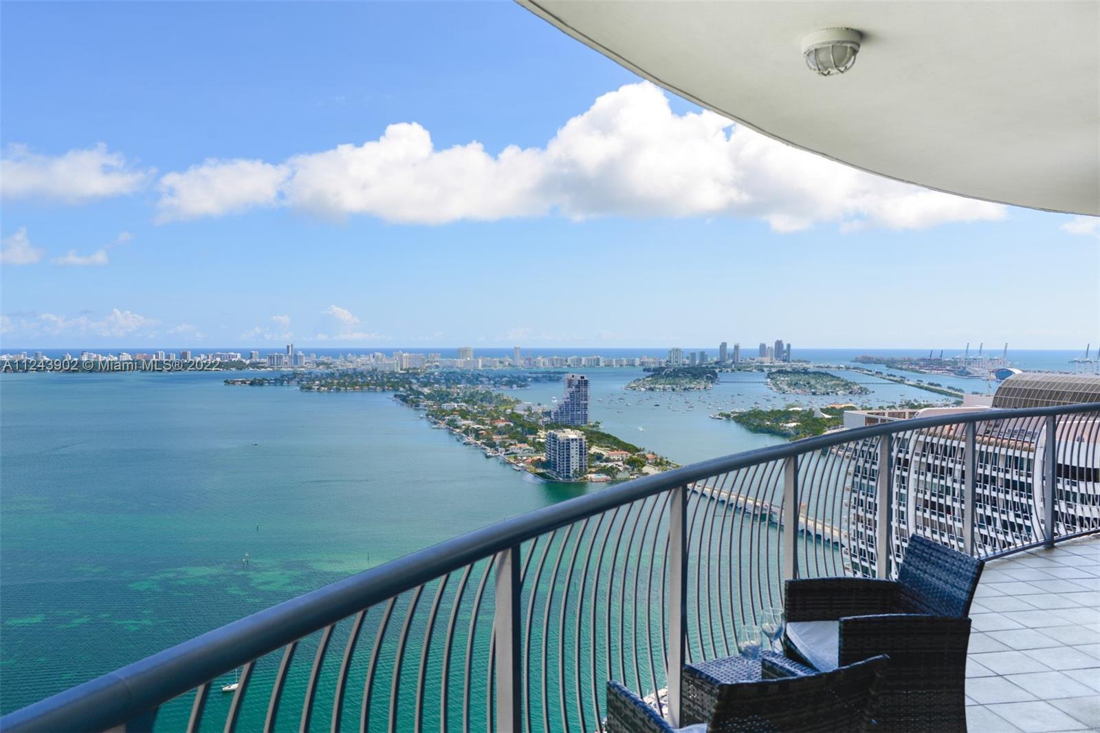 Best line in Opera Tower. Direct Ocean View, overlooking Miami Beach. 2 bedroom 2 bathroom.   Short-