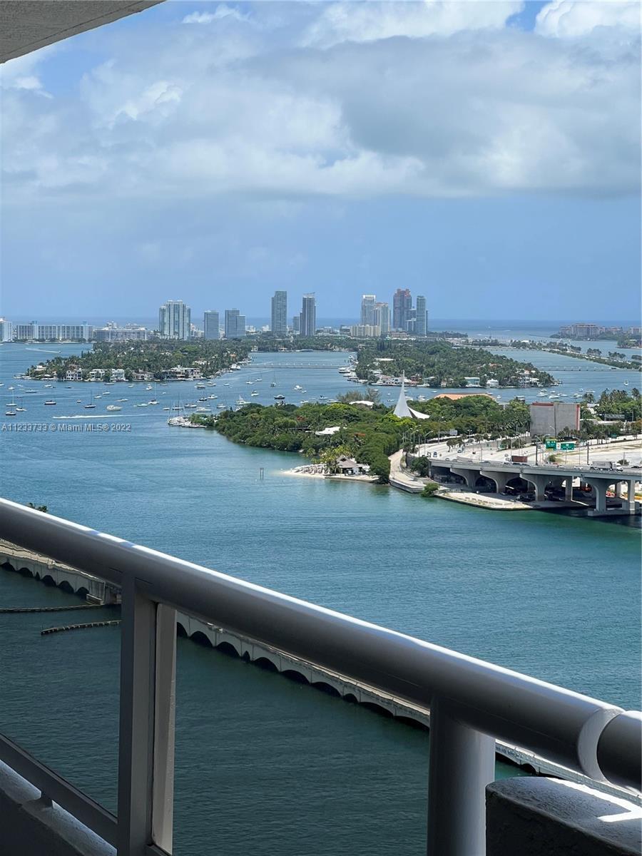 Renovated 2 Bedroom 2 bath with den. Great views of Biscayne Bay. The condo has newly installed High