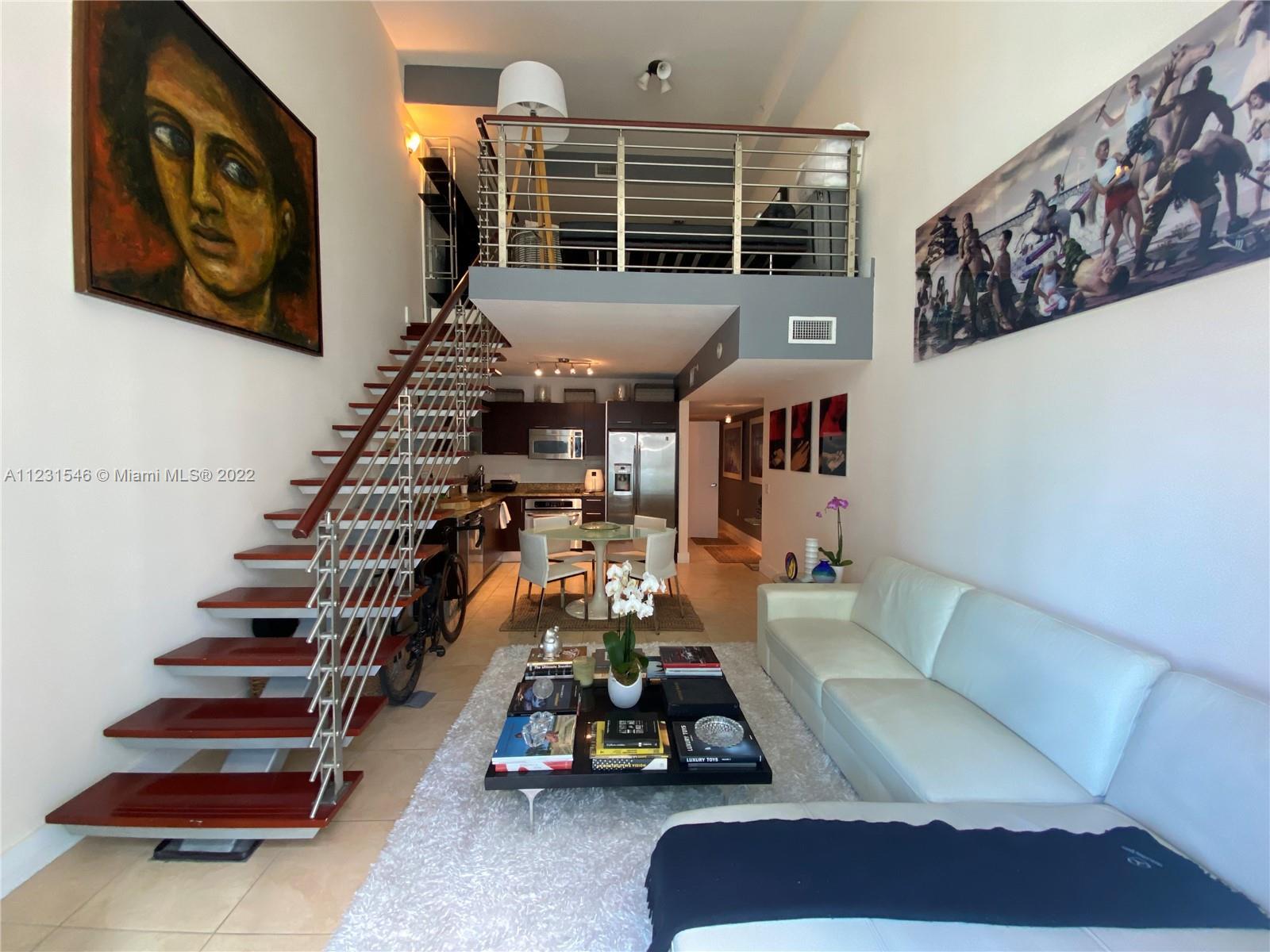 INVESTMENT OPPORTUNITY! Beautiful two story Loft in Luxury Building with amazing city views. Great L