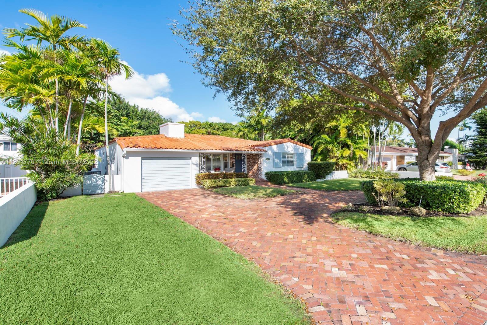 Charming home in prime location within Miami Shores. This 1940's classic offers a large family room 
