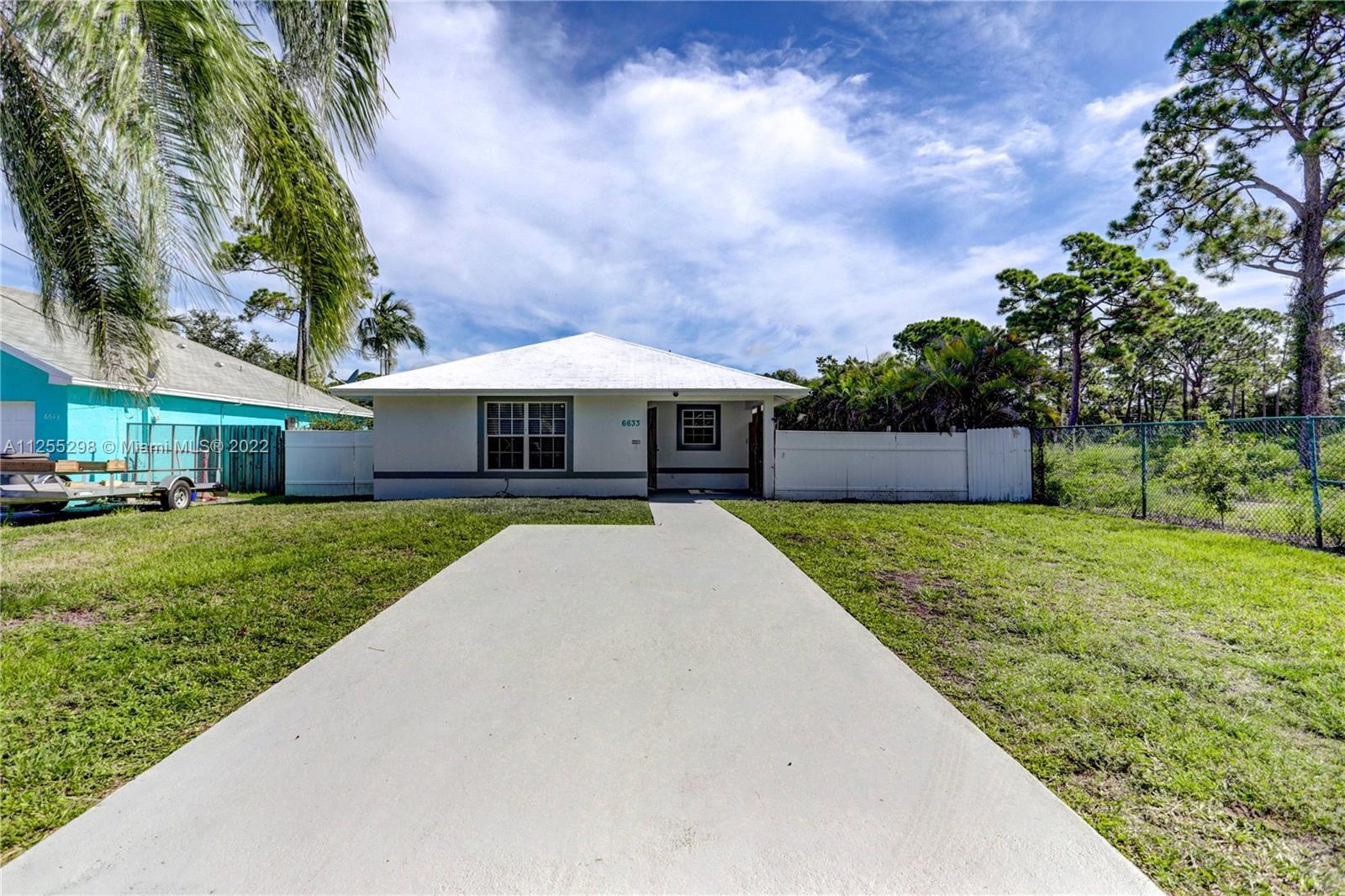 Only Single family home in Jupiter listed at this price! Home sits at the end of a dead end street w