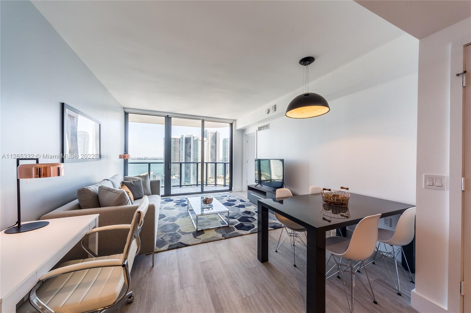 MARVELOUS NEW 1 bedroom 1.5 baths plus Den, NEW FURNITURE. Impeccable Residence with BEAUTIFUL WATER