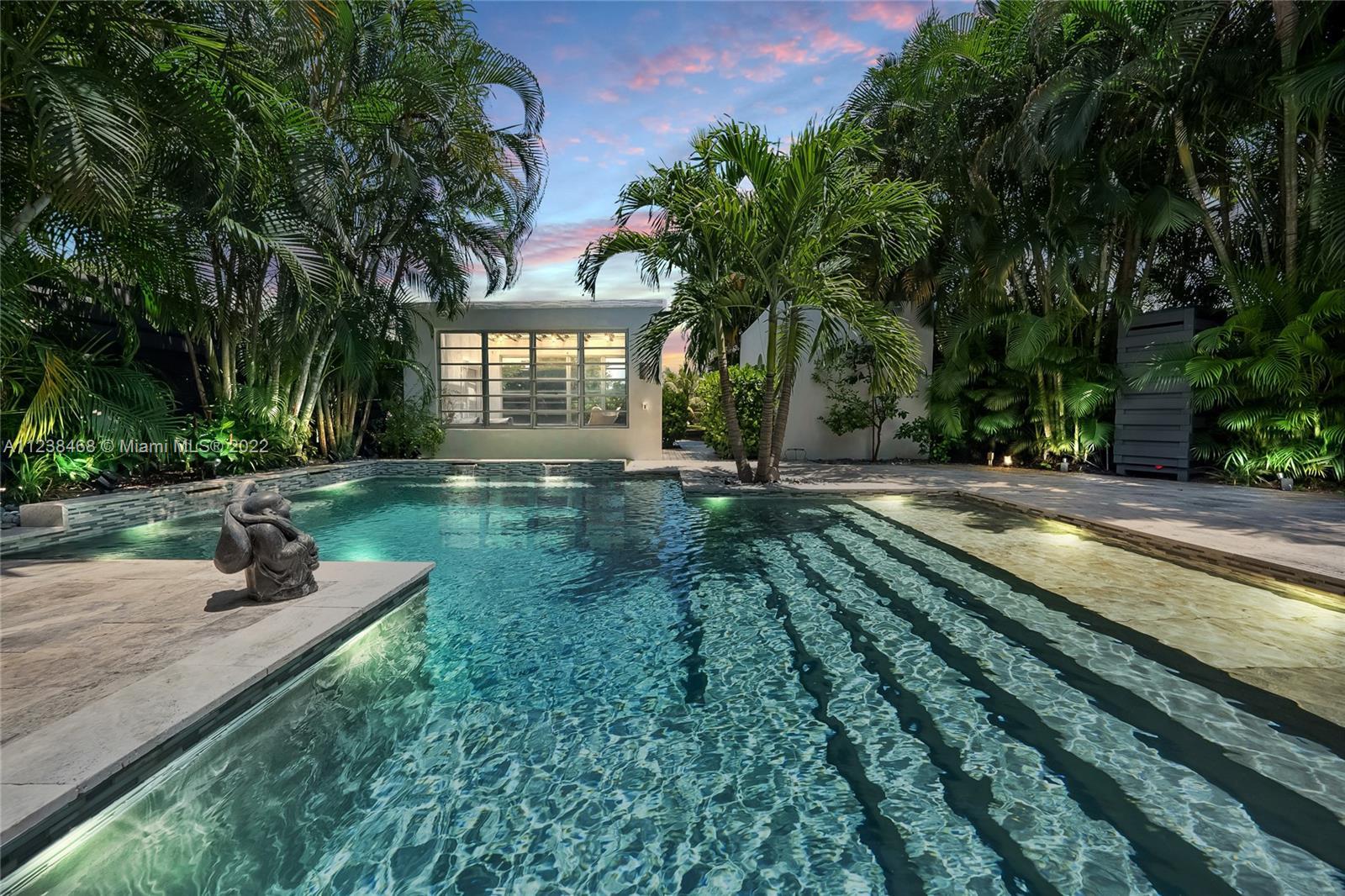 Welcome to this private & secluded oversized lot w/ the most incredible luscious backyard, massive p