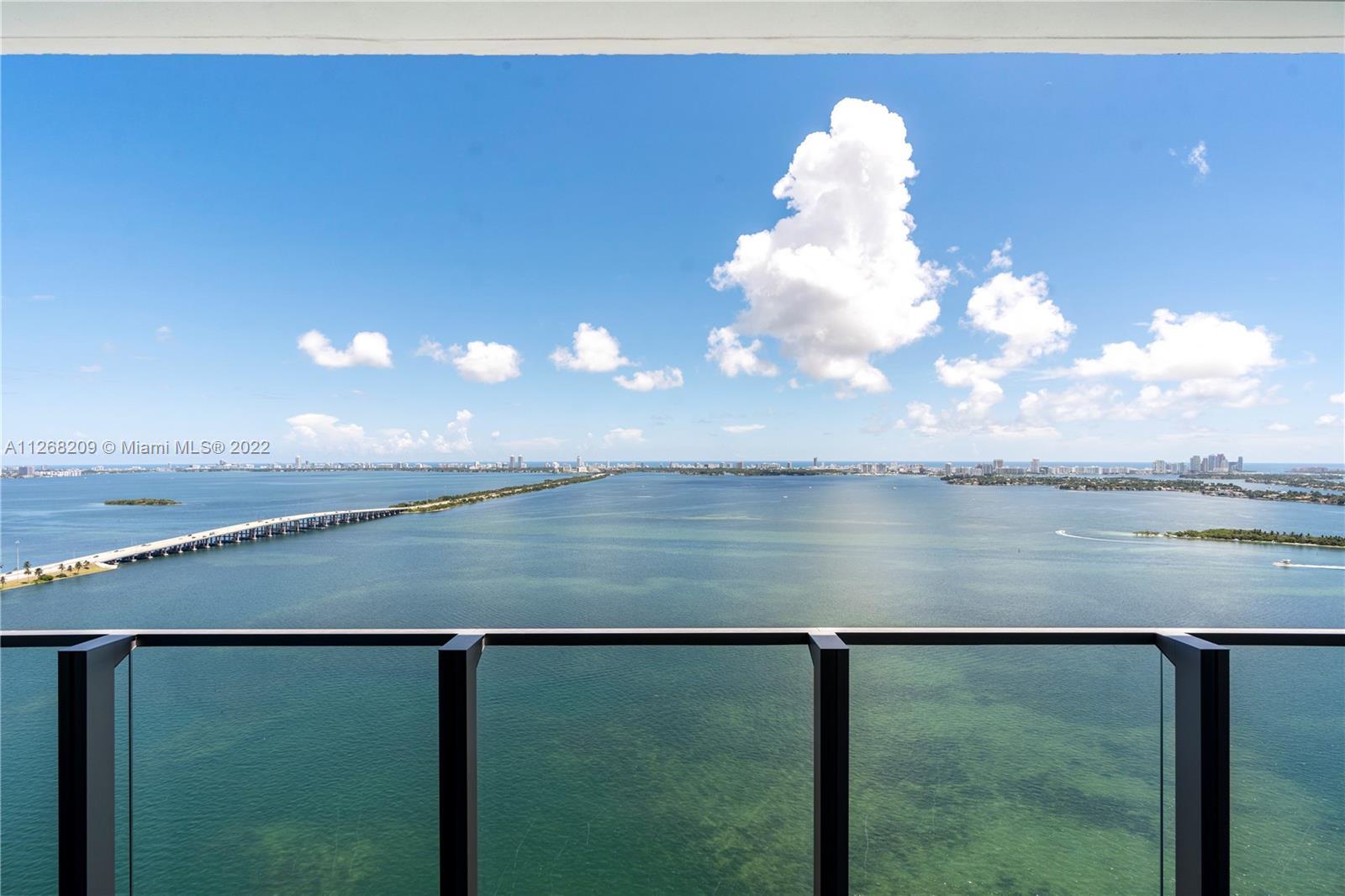Modern condominium with breathtaking, uninterrupted bay views. Unobstructed view ensures privacy (no