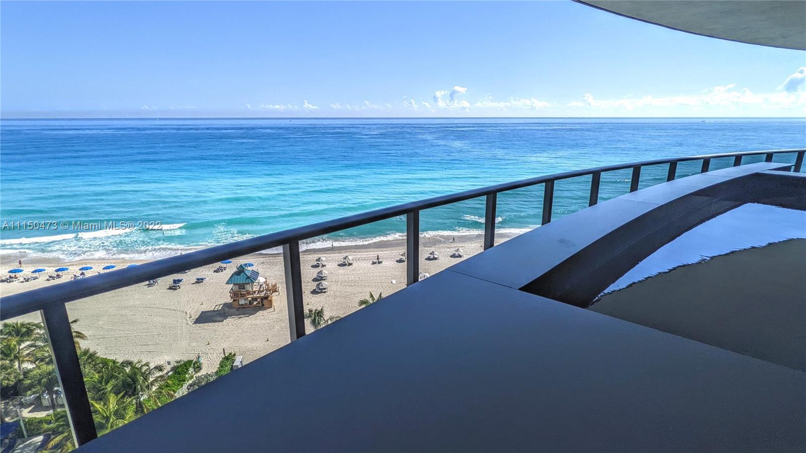 Enjoy life from this direct ocean and beach view sky villa at Porsche Design Tower. Live the dream e