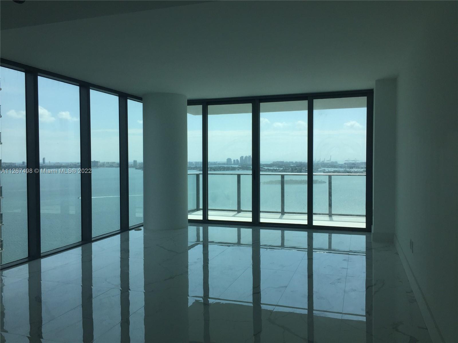 Paraiso Bay. New construction. Corner Unit with Direct water view to the Bay. 1/1 + Den with 2 Full 