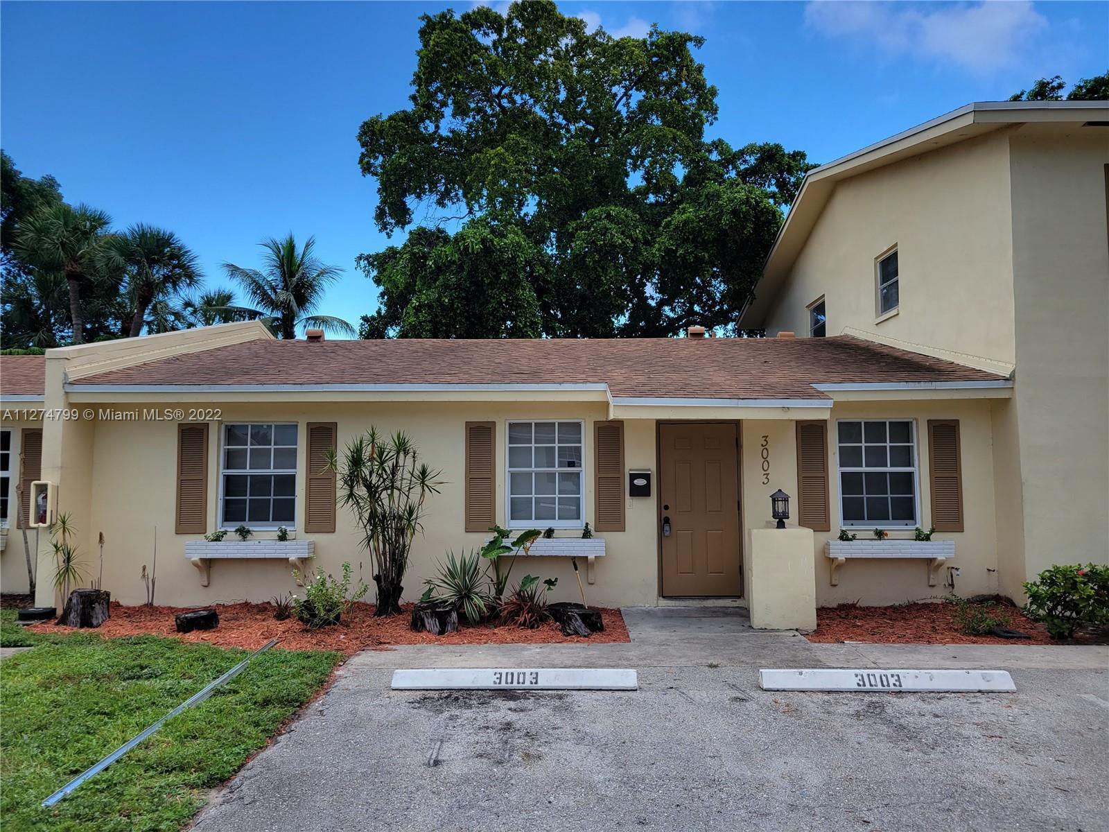 Wow!!! Under 300k for this Fully Renovated 3 bedroom 2 FULL bath townhome in Palm Aire Village with 