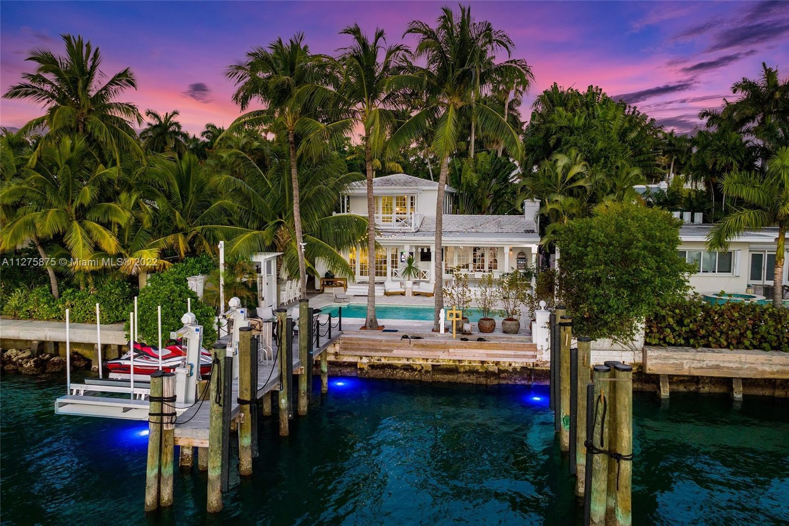 Located on the prestigious Venetian Islands, this waterfront home offers immaculate views of Port of