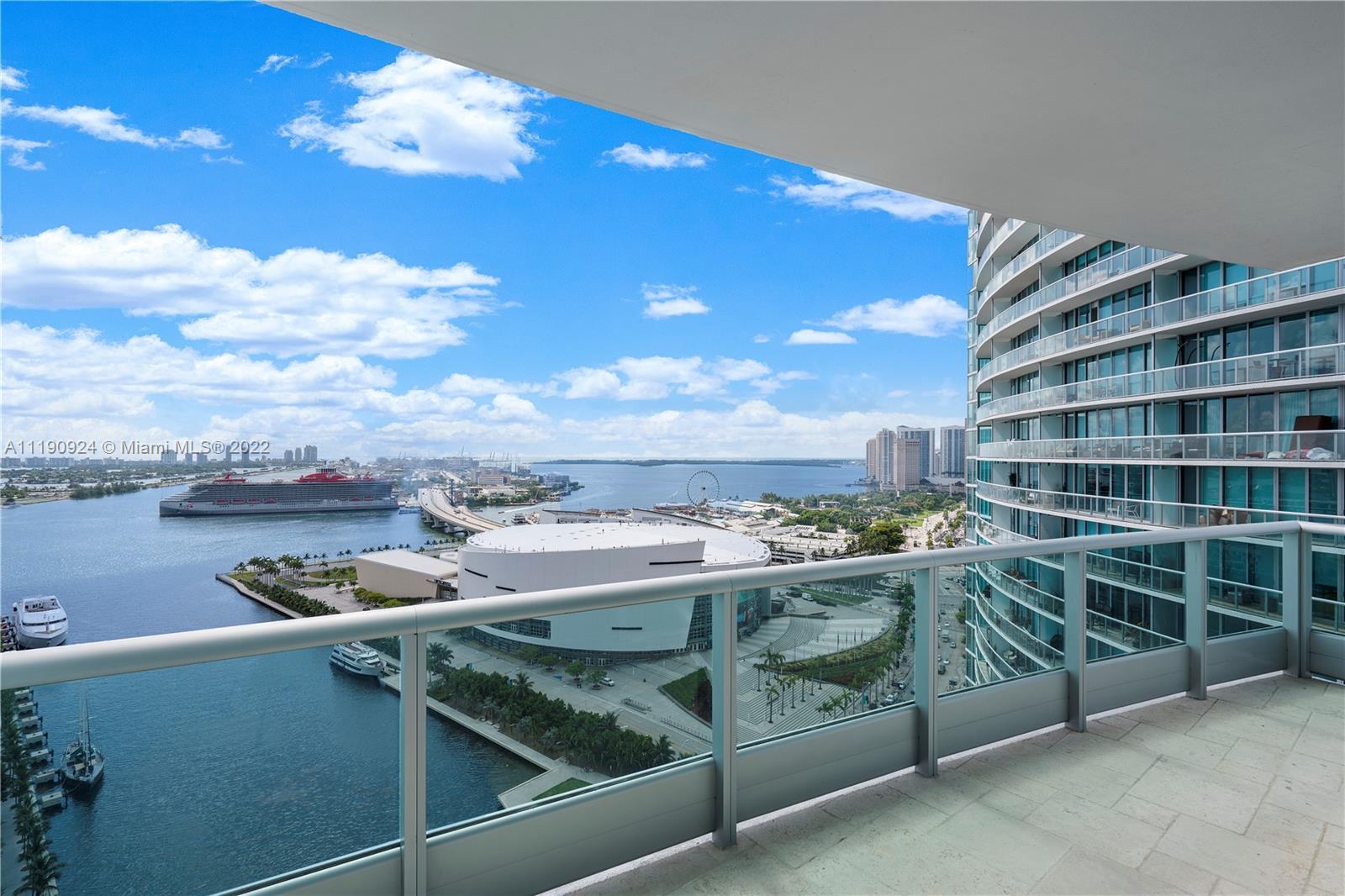 BEAUTIFUL luxury corner unit, with the greatest water view of the Bay. This 3 bedroom, 4 bath unit i