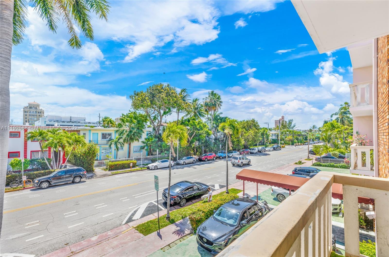 Best location in South Beach. Oversized 1bdr/1bath unit on second floor with a balcony! . 2 separate