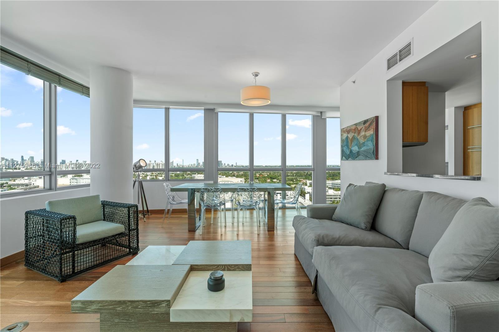 Incredible SW corner unit with Ocean and City Views. Enjoy the sunrise and the sunset from this unit