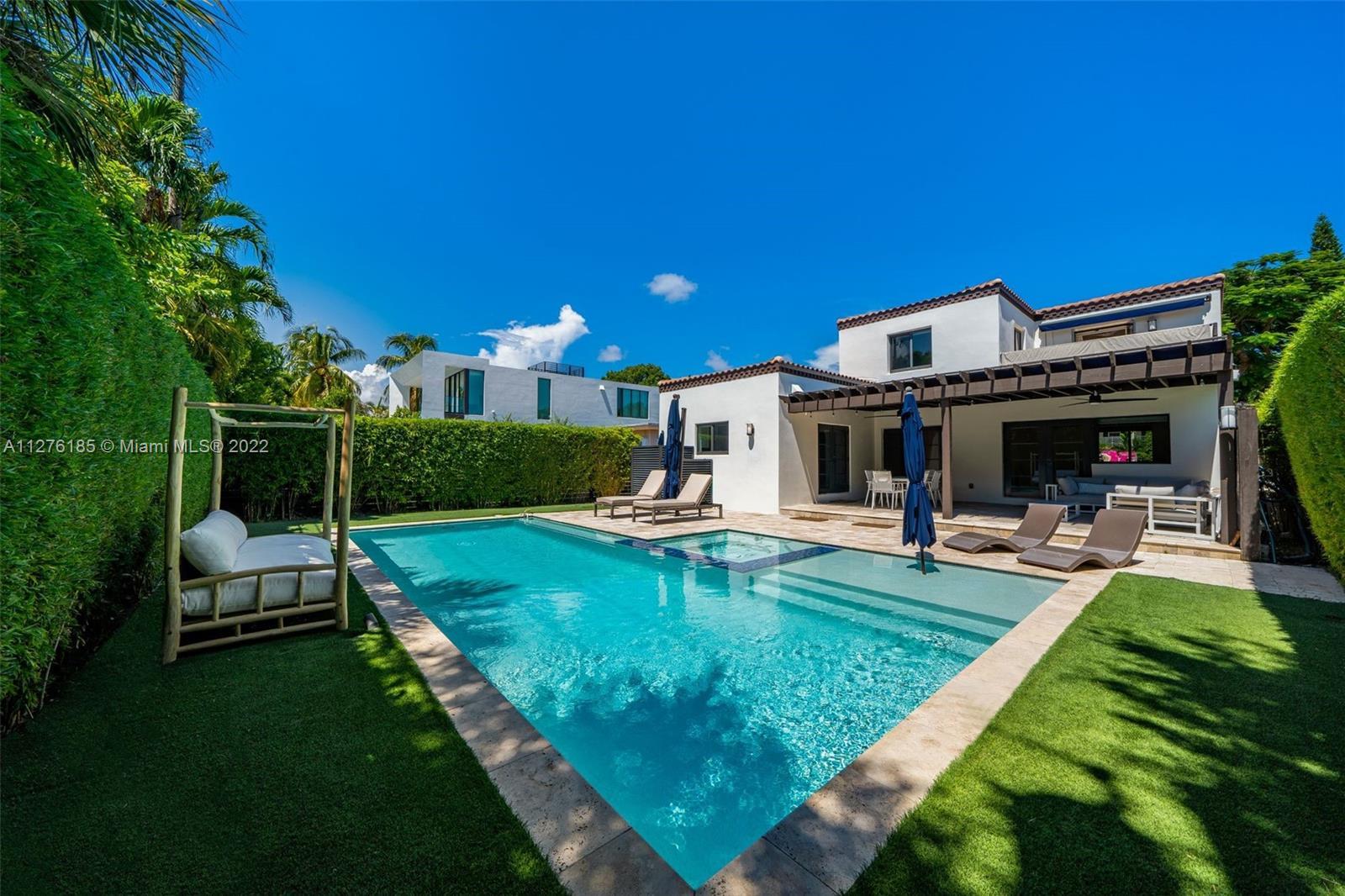 Distinct and charming Miami Beach home located in the highly desirable and family-friendly Lakeview 