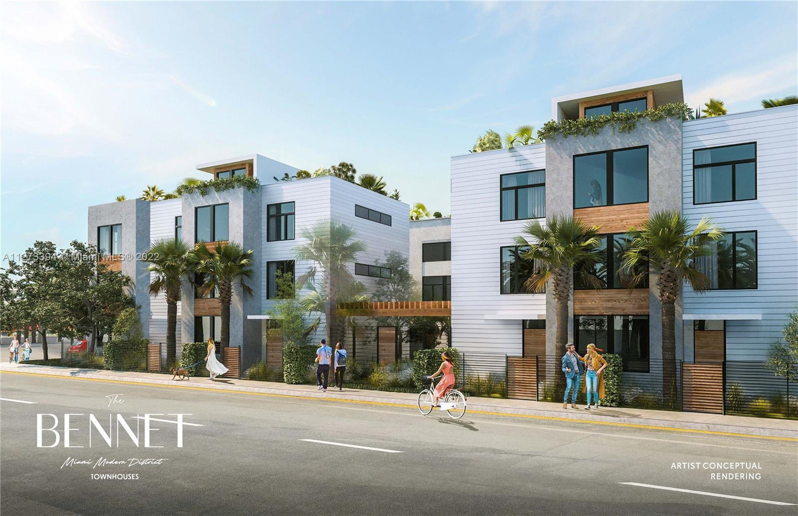 Introducing The Bennet Townhomes at Palm Grove. Fifteen brand new spacious artistic luxe modern town