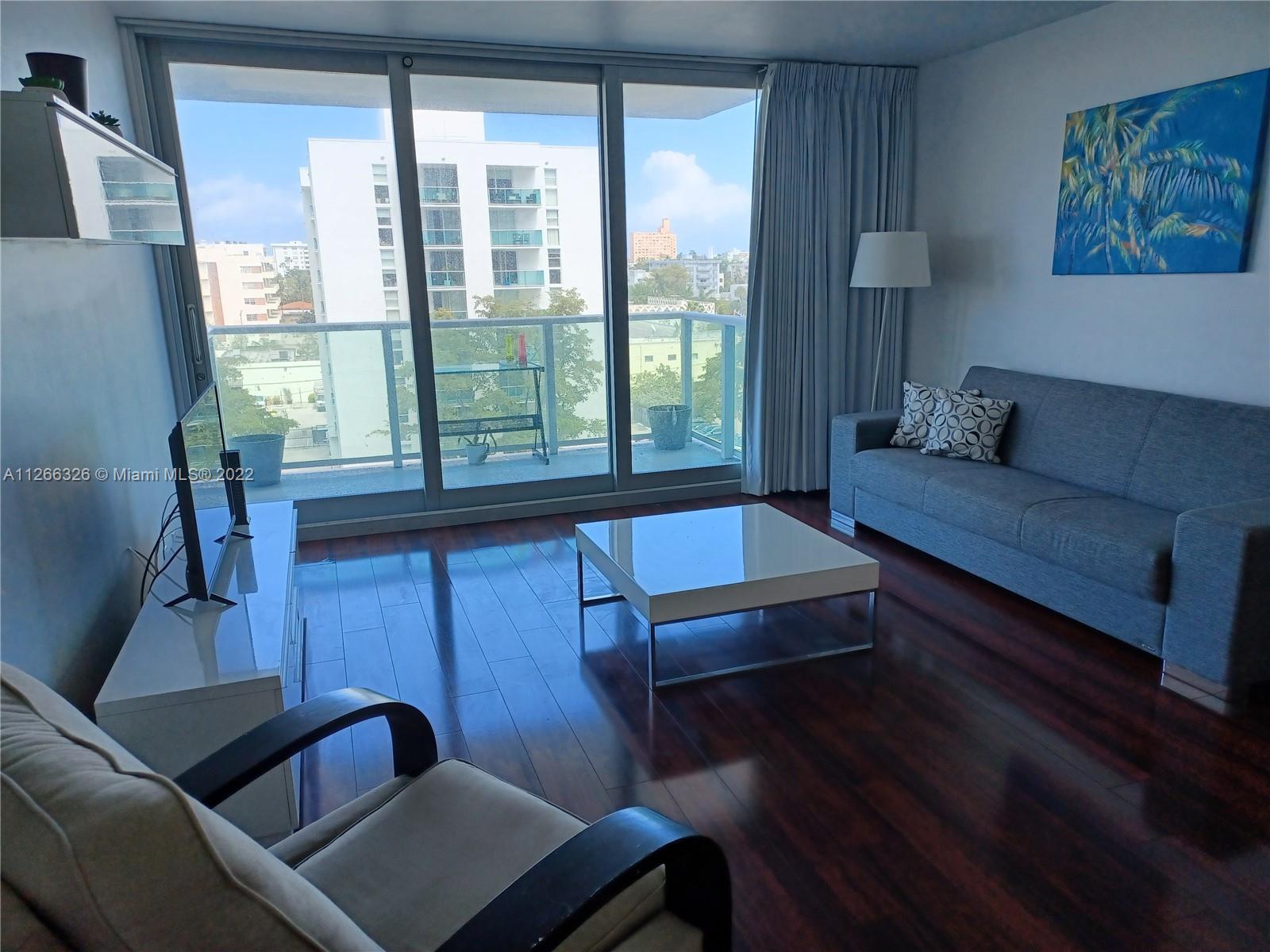 Location, Location, Location! This fantastic 1B/1b unit is furnished ready to move in. Beautiful El 