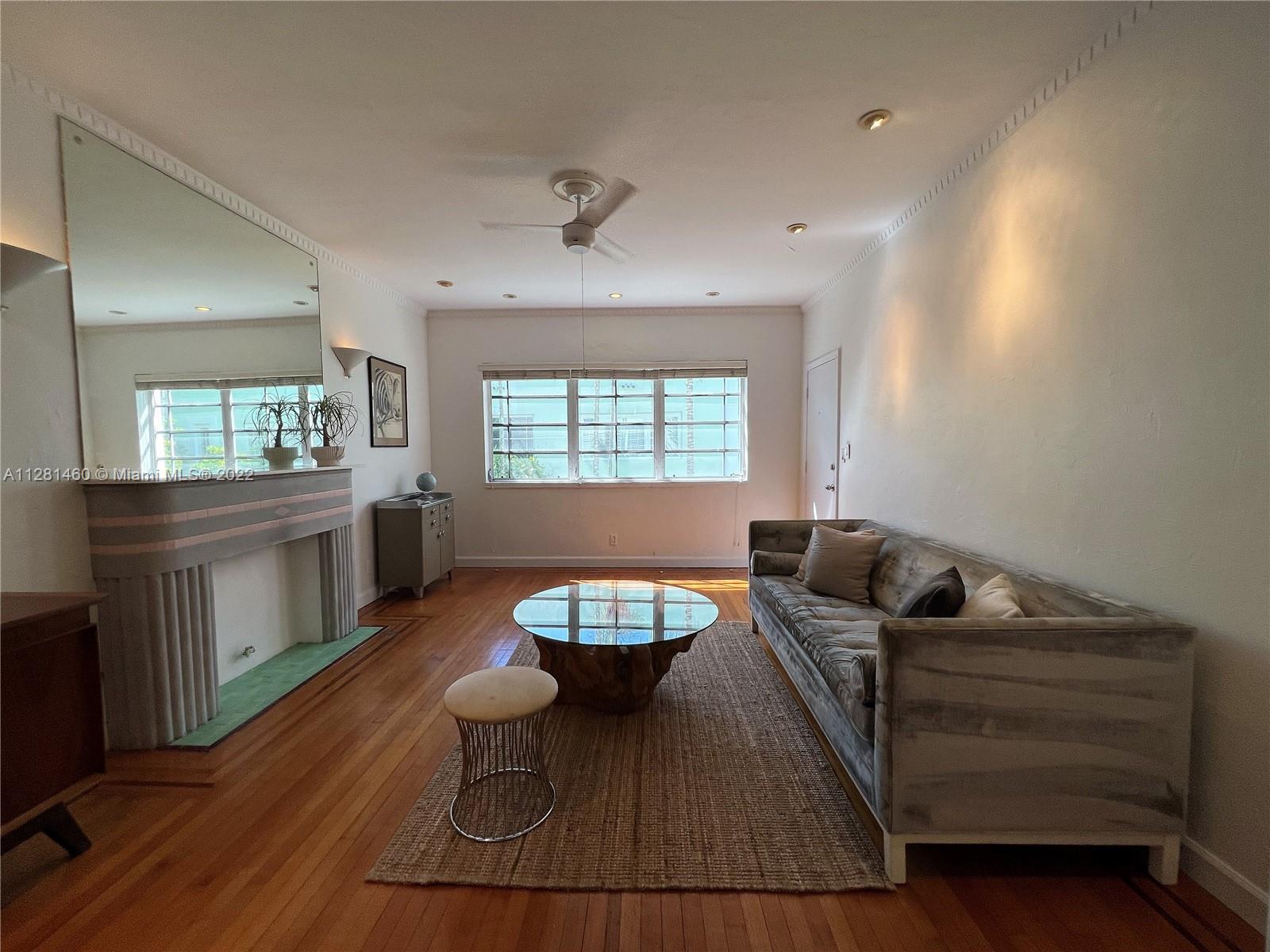 One of the most beautiful examples of an Art Deco in all of South Beach. This spacious one bedroom r