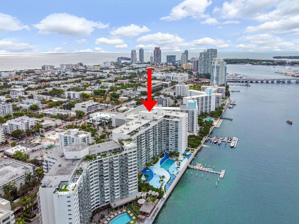 Spectacular 1/1.5 corner unit on the bayside at Mirador South Beach. Rarely available, largest floor