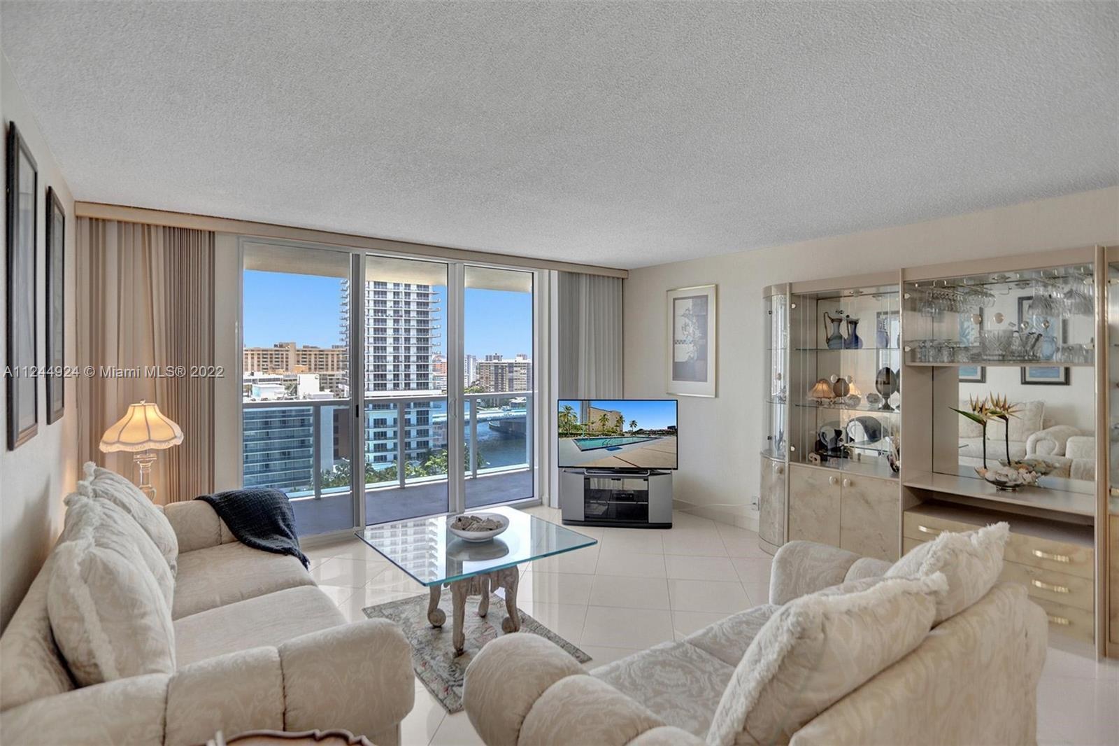 Unique Opportunity in the well-known and remodeled Hallmark on Hollywood Beach.  This 2 bed-2 bath c