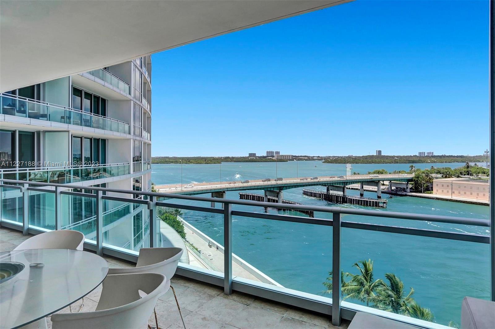 Luxurious 2 bedroom 2.5 Bath is One Bal Harbor. Breathtaking ocean and intracoastal views. Large ter