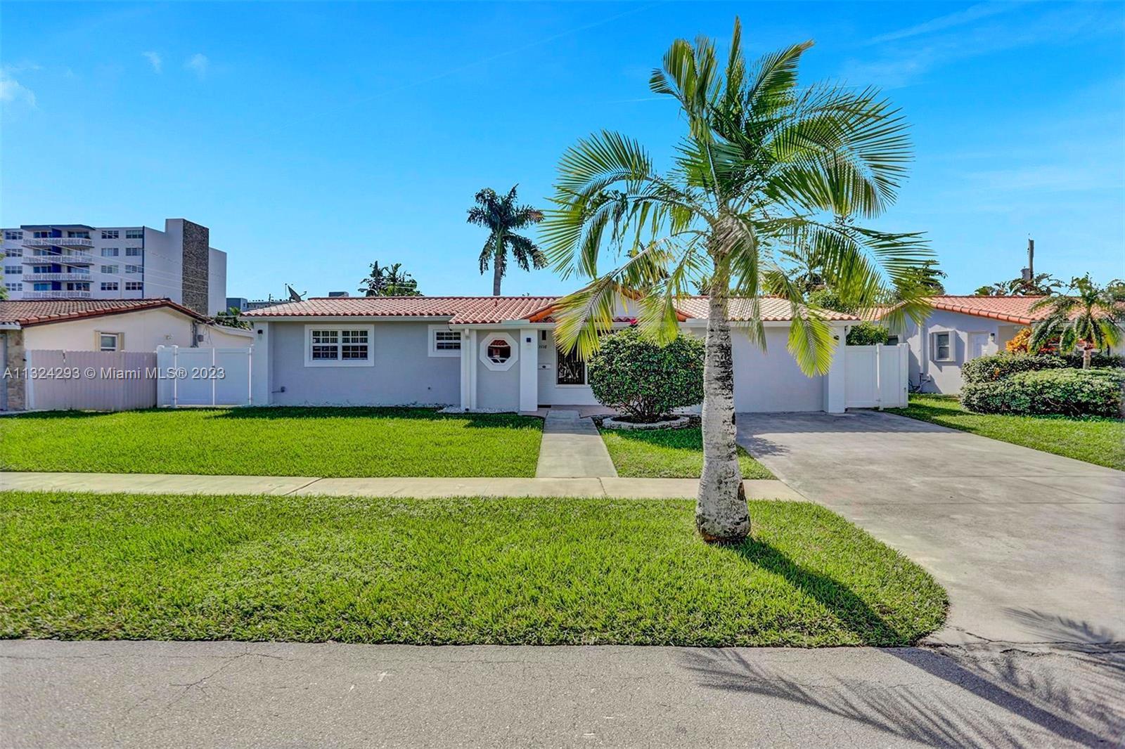 One of the Largest Single-family Homes in the Neighborhood! Perfectly located in EAST Hallandale Bea