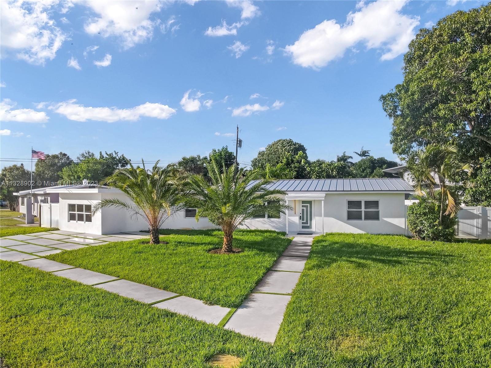 Completely Remodeled 4 bedrooms 3 bathroom home in the beautiful Wilton Manors neighborhood. All new